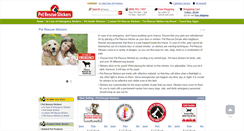Desktop Screenshot of petrescuestickers.com